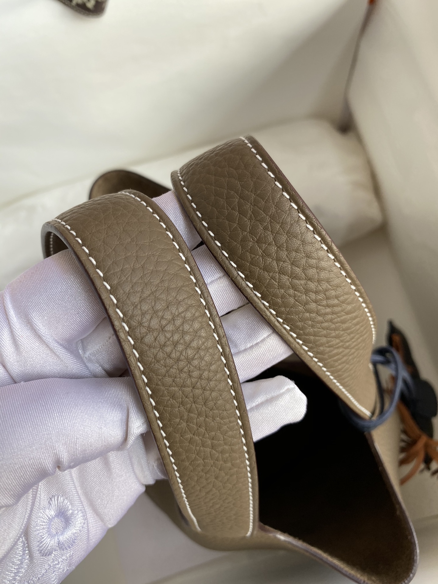 에르메스 피코탄 락18 에토프 금장 소가죽